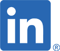 LinkedIn Logo, links to the Girl with a Hoop LinkedIn page.